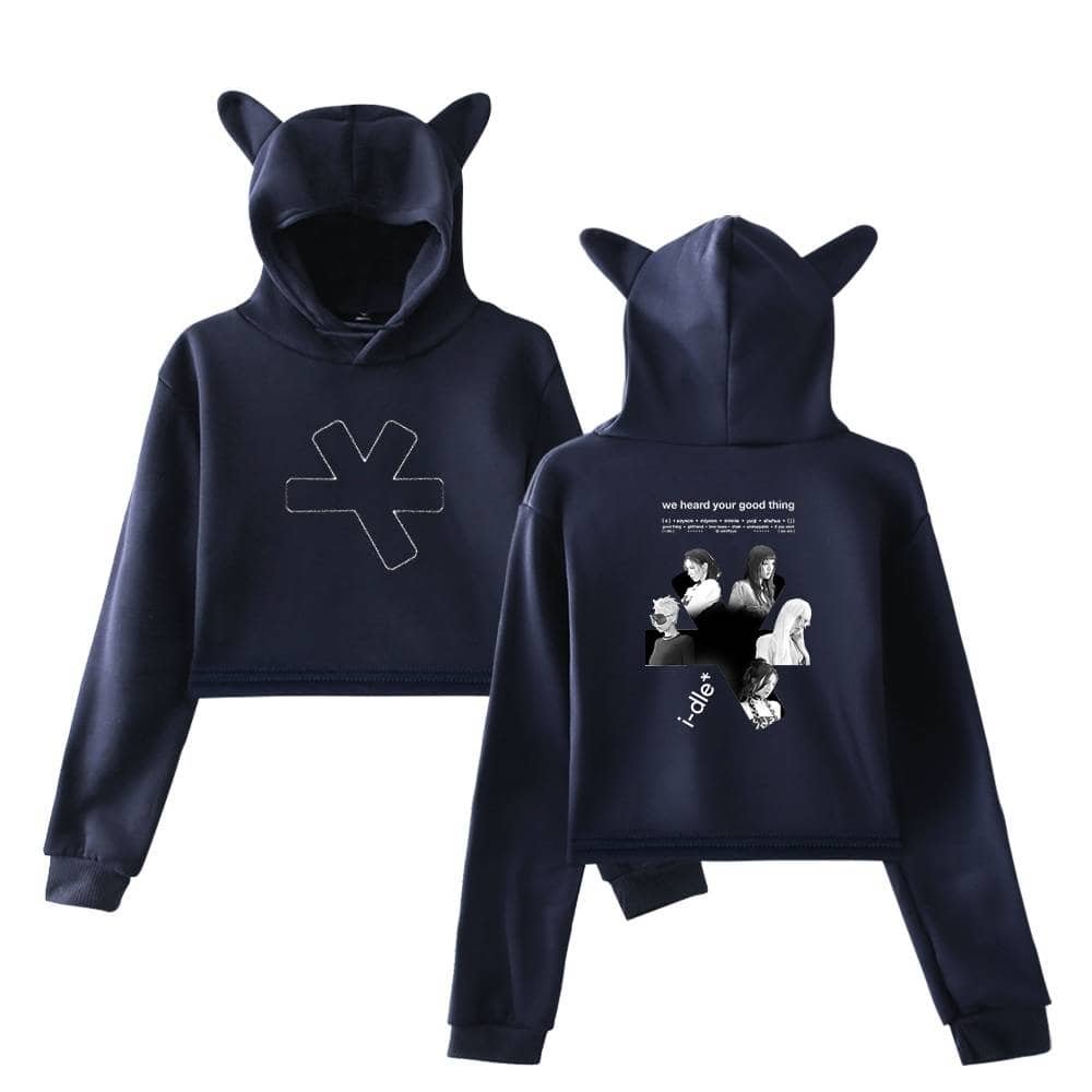 I-dle Cropped Hoodie #3 - Image 4