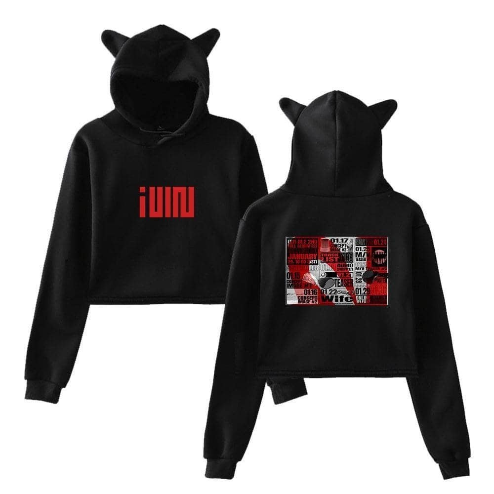 Gidle Cropped Hoodie #10 - Image 2