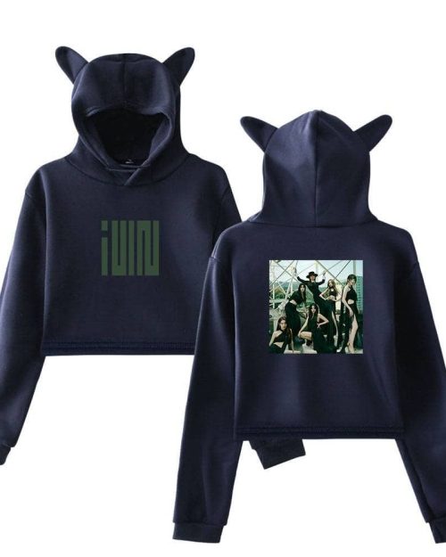 Gidle Cropped Hoodie #11