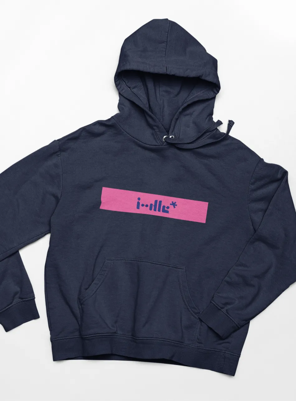G-IDLE Pink Box Logo Hoodie